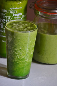 Breakfast and lunch green smoothies….