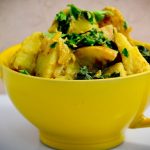 Coconut and Kale Potatoes