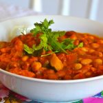 Slow cooked chilli beans