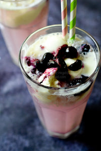 Coconut Blueberry Floats…