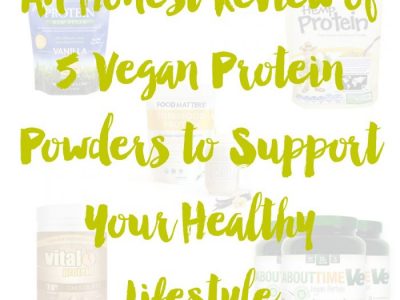 An Honest Review of 5 Vegan Protein Powders to Support Your Healthy Lifestyle